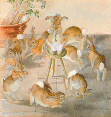 кролики открытка